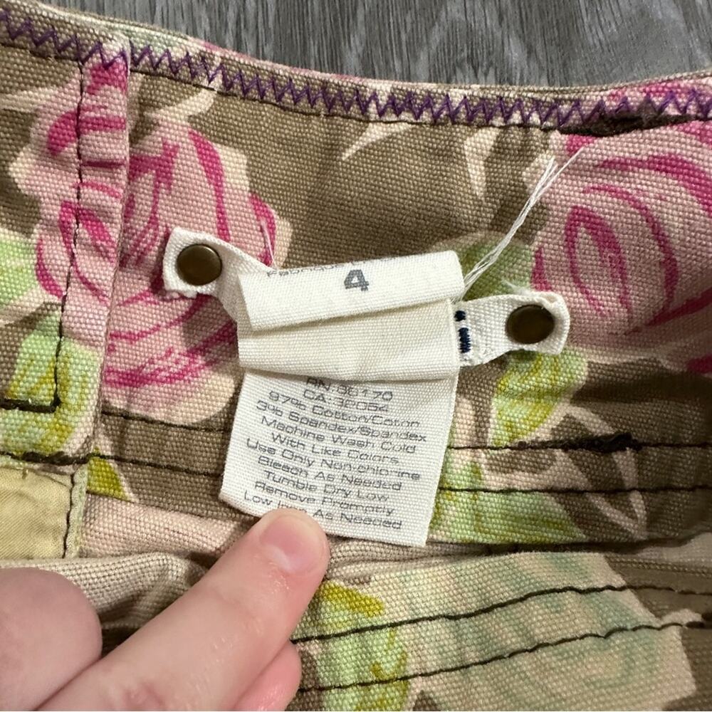 Vintage Anthropologie Hei Hei Sidewalk Garden Floral Print Pencil‎ Skirt Size 4 - Picture 4 of 6